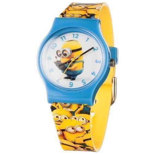 Image of Minions blå plast Quartz Drenge ur fra , MNS18